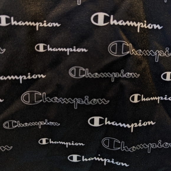 Champion all over print logo track jacket medium - Picture 8 of 9